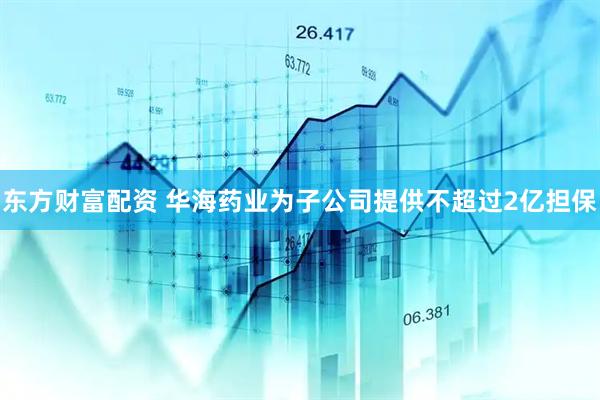东方财富配资 华海药业为子公司提供不超过2亿担保