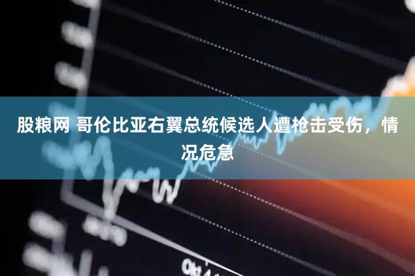 股粮网 哥伦比亚右翼总统候选人遭枪击受伤，情况危急